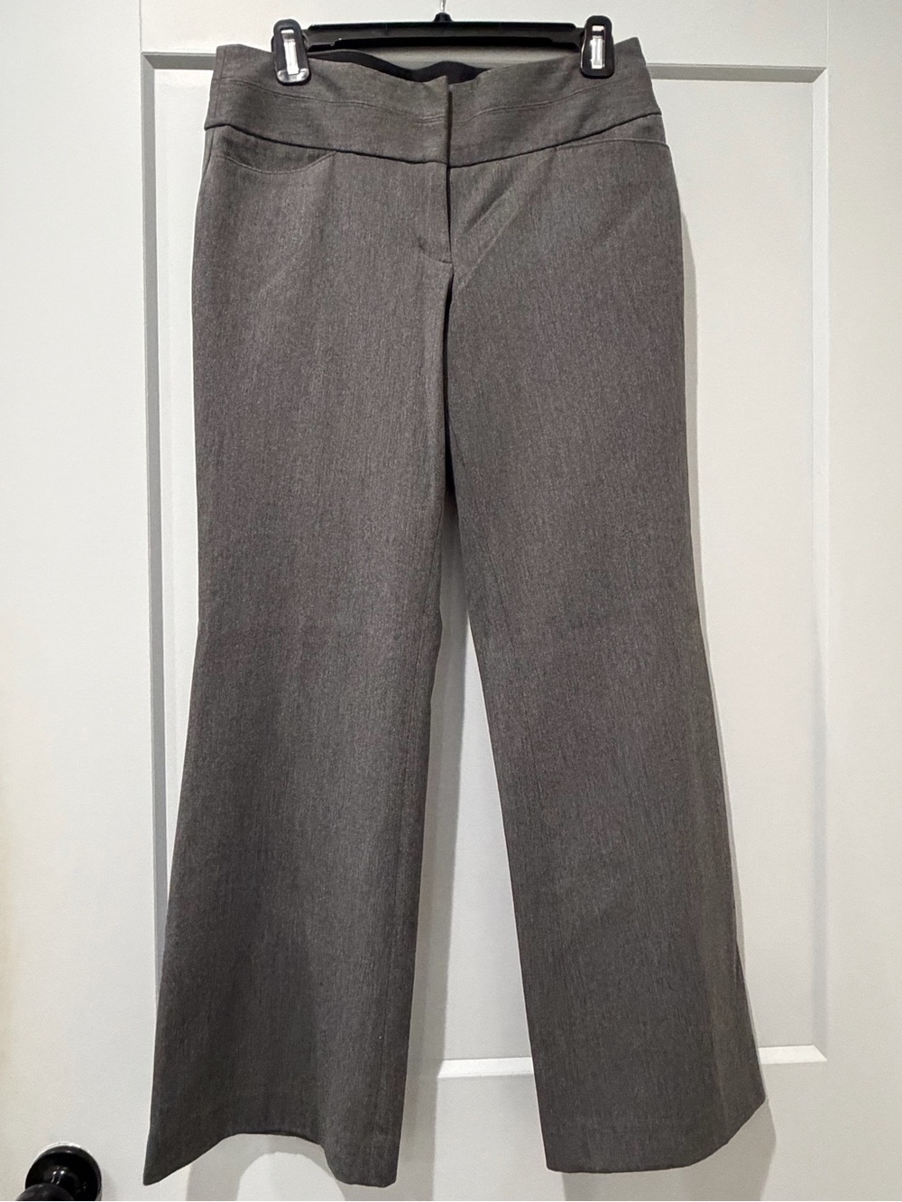 Express editor 4(short) Gray Wide-Leg Dress Pants